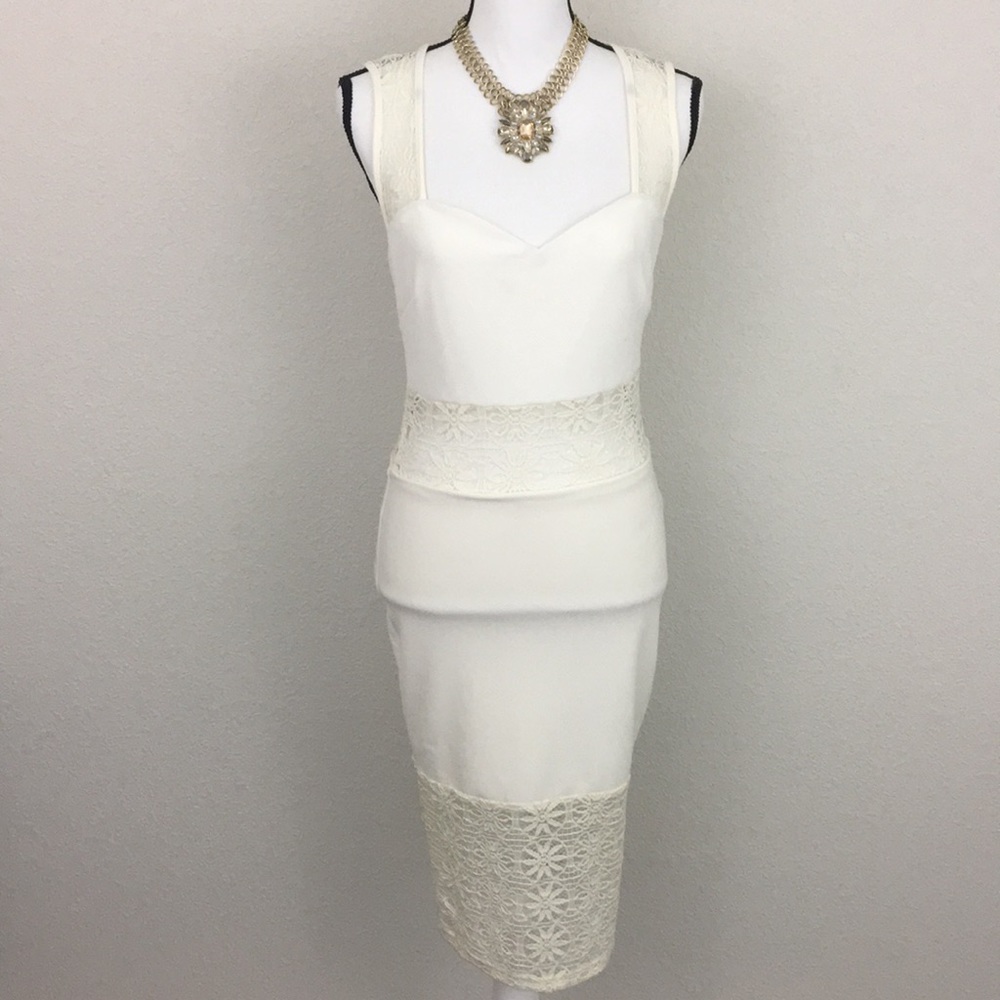 G by Guess Hadley Midi Dress Size Medium